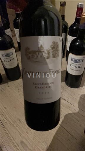 Burdeos Saint-Émilion Gran Cru Grand Cru Château Fonbel 2018