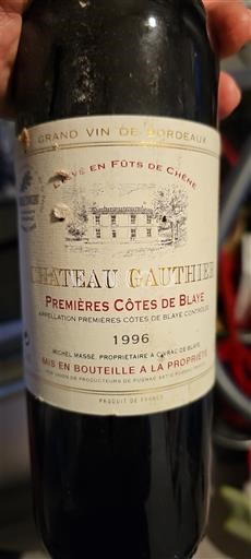 Бордо Кот-де-Бле. Château Gauthier 1996