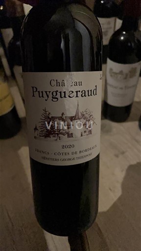 Bordeaux Côtes de Bordeaux Château Puygueraud 2020