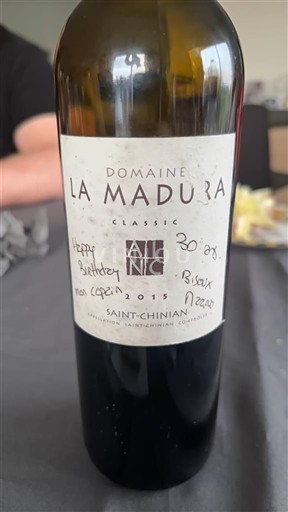Лангедок Сен-Шиньян Domaine La Madura Classic 2015