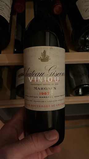 Бордо Марго Grand Cru Château Giscours 1967