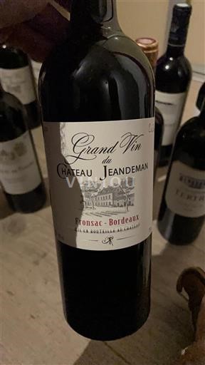 Бордо Фронсак Château Jeandeman Grand Vin 2020