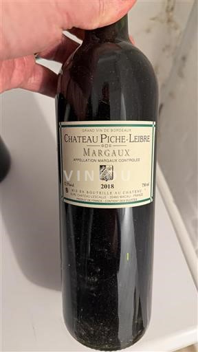 Бордо Марго Château Piche-Leibre 2018