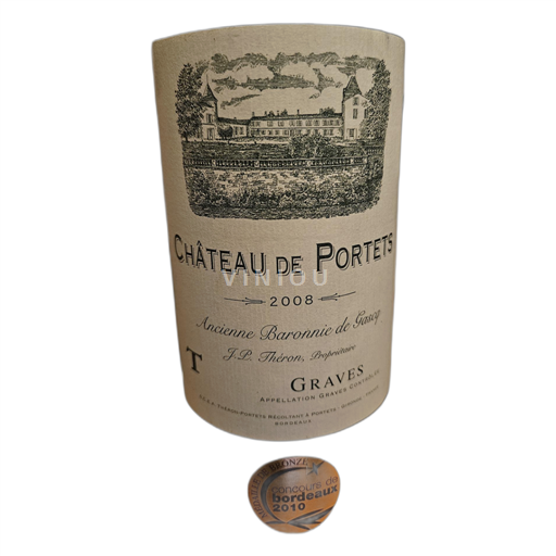 Bordeaux Graves Château de Portets 2008