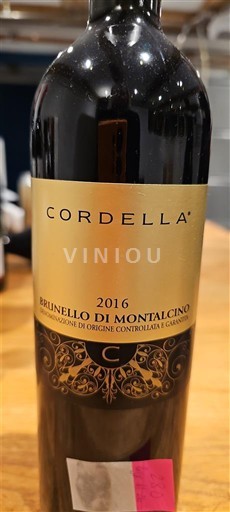 Тоскана Брунелло ді Монтальчино Cordella 2016