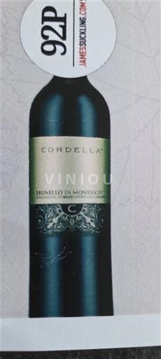 Toscana Brunello di Montalcino. Cordella 2016