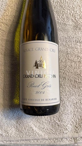 Alsasko Rulandské šedé Grand Cru Cave Vinicole de Hunawihr Pinot Gris 2004