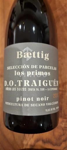 Долина Маллеко Не вказано Baettig Selección de Parcelas Los Primos 2017