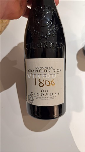 Thung lũng Rhône Gigondas Domaine Grapillon d'Or 1806 2014