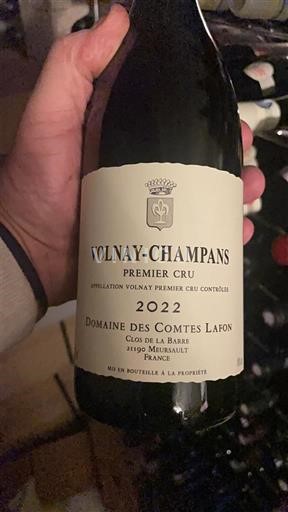 Бургундія Вольне Premier Cru Domaine S Comtes Lafon Volnay-Champans 2022