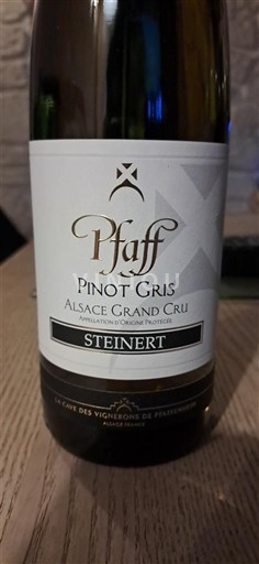 Alsasko Rulandské šedé Grand Cru Cave de Pfaffenheim Grand cru Steinert 2017