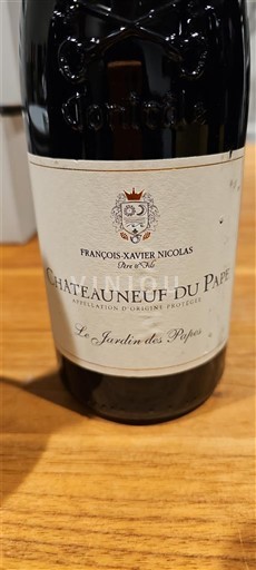 Рона Шатонеф-дю-Пап François Xavier Nicolas Le Jardin des Papes 2016