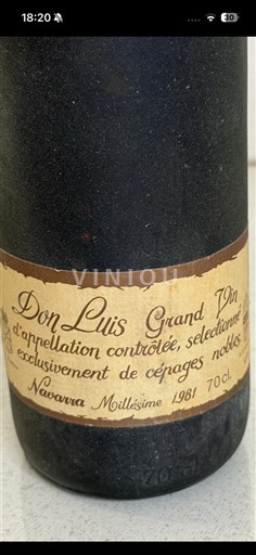 Наварра Навара Don Luis Grand Vin 1981
