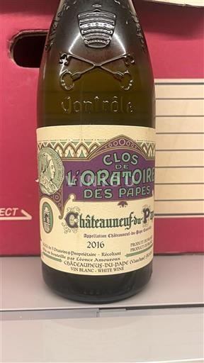 Thung lũng Rhône Châteauneuf-du-pape Clos de l'Oratoire des Papes 2016