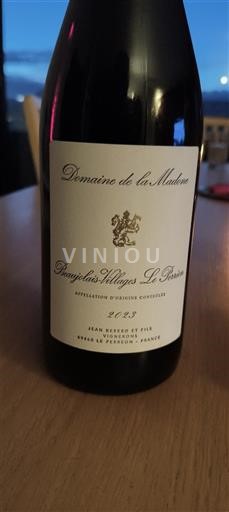Божоле Божоле Віллаж Domaine La Madone Le Perréon 2023