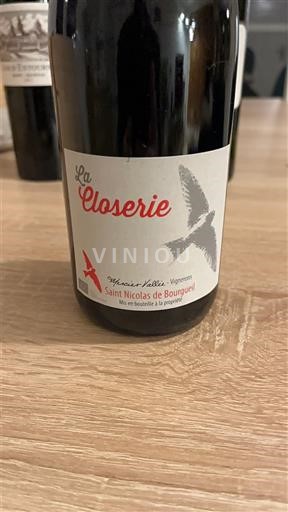 Wines Rouge sec La Closerie Vignoble Vallée Non millésimé France Loire Valley Saint-Nicolas-De-Bourgueil AOC