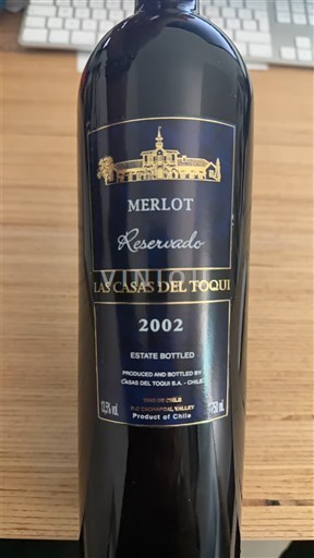 Долина Рапель Долина Качапоаль Las Casas del Toqui Merlot 2002
