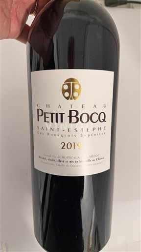 Бордо Сен-Естеф Château Petit Bocq 2019