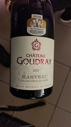 Thung lũng Rhône Rasteau Château Goudray 2024