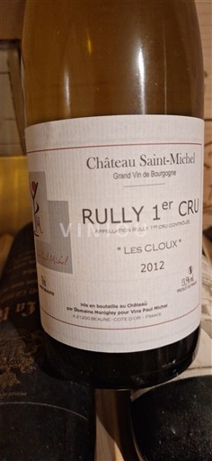 Бургундія Не вказано Premier Cru Château Saint-Michel Les Cloux 2012