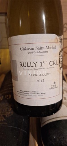 Бургундія Рюїй Premier Cru Château Saint-Michel Les Cloux 2012