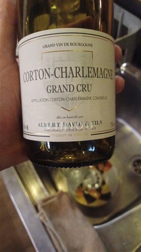 Бургундія Кортон-Шарлемань Grand Cru Albert David & Fils Без вінтажу