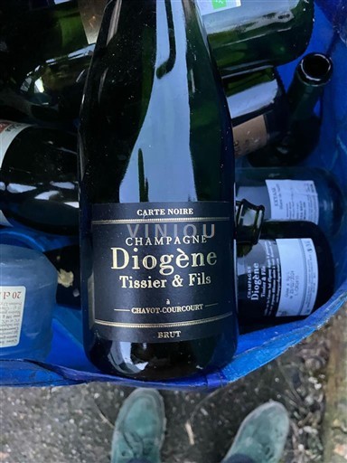 Šampanja Šampanjec Diogène Tissier & Fils Carte Noire Neleten.