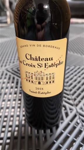 Бордо Сен-Естеф Château La Croix St Estèphe 2018