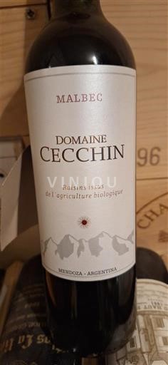 Мендоса Domaine Cecchin Malbec 2021