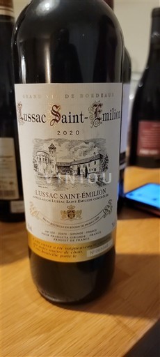 Bordeaux Lussac-Saint-Émilion Abbaye du XI 2020