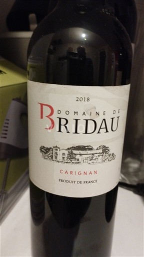 Лангедок та Руссійон Паї д'Ок Domaine Bridau Carignan 2018
