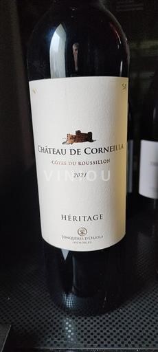 Rusijon Кот дю Русијон Château de Corneilla Héritage 2021