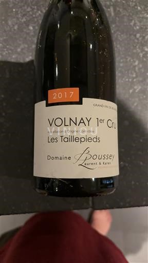 Бургундія Не вказано Premier Cru Domaine Poussey Les Taillepieds 2017