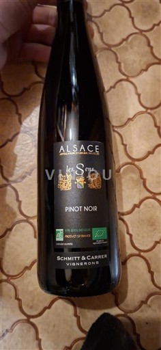 Ельзас Піно нуар Schmitt & Carrer Les 8 Sens 2024