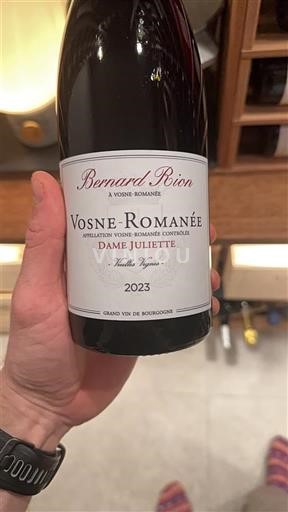 Бургундія Вон-Романе Bernard Rion Dame Juliette Vieilles Vignes 2023