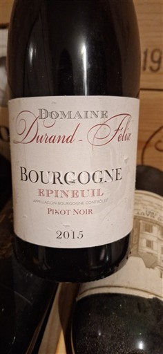 Бургундія Бургундія Епінёль Domaine Rand-Félix Epineuil 2015