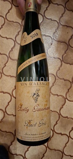 Alsasko Rulandské šedé Rolly Gassmann Réserve Rolly Gassmann 2019