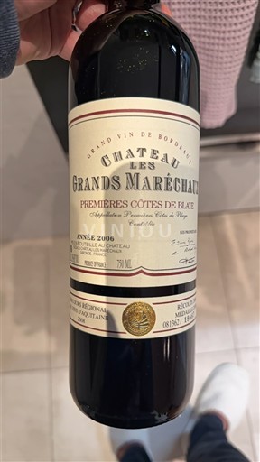 Bordeaux Không được chỉ định Château Les Grands Maréchaux 2006
