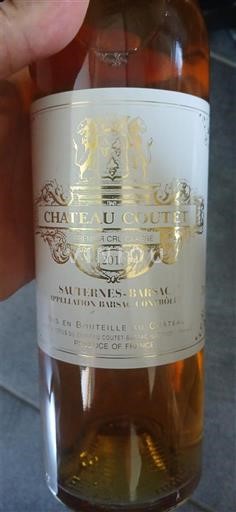 Bordoja Barsac Grand Cru Château Coutet 2010