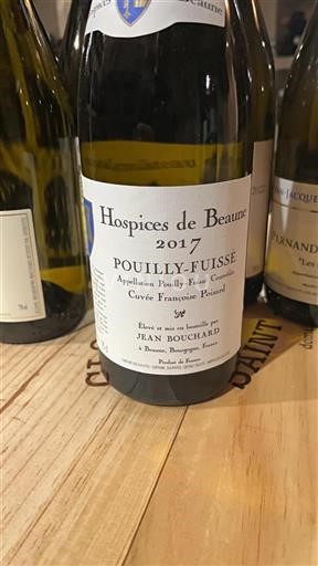 Bourgogne Pouilly-fuissé Hospices de Beaune Françoise Poisard 2017