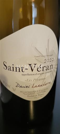 Burgund Saint-Véran Daniel LaRochette Les Pérelles 2022