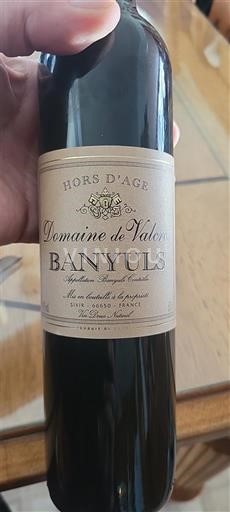 Руссільон Баньюльс Domaine Valcros Hors d'Âge Без вінтажу