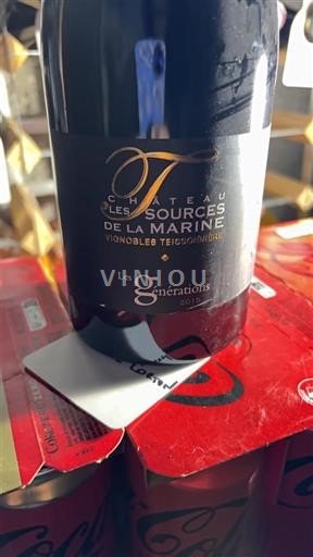 Бордо Блай-Кот-де-Бордо Château Les Sources de la Marine Les Générations 2018