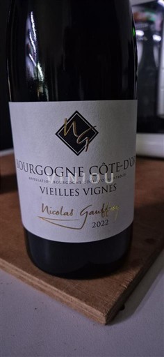 Бургундія Бургундія Кот-д'Ор Nicolas Gaubicher Vieilles Vignes 2022