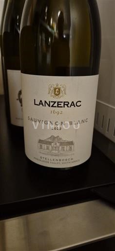 Pobrežní oblast Stellenbosch Lanzerac Sauvignon Blanc 2022