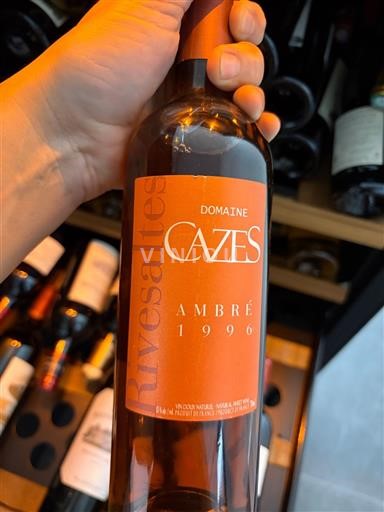 Руссільон Ривзальт Domaine Cazes Ambré 1996