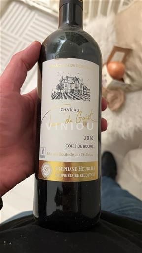 Bordeaux Côtes de Bourg Château Tour de Gravet 2016