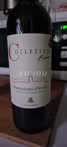 Абруццо Монтепульчано д'Абруццо Casal Bordino Collezione Bordino Без вінтажу