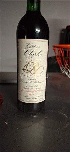 Бордо Лістрак-Медок Château Clarke 1981