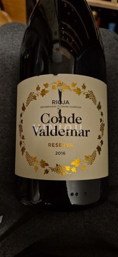 Ла-Ріоха Ріоха Conde Valdemar Reserva 2016